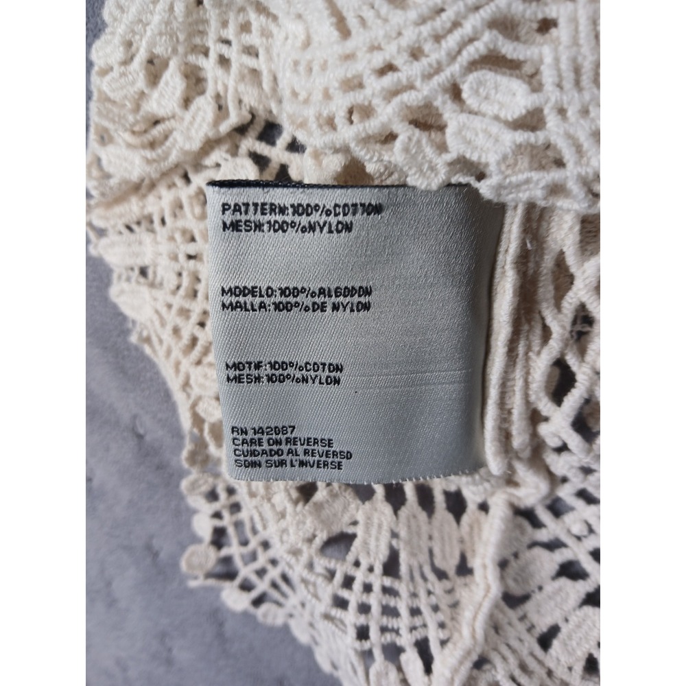 Simply Noelle - Layered Open Knit Lace Top S/M. WesternFestival. Fairy Core Boho - Picture 6 of 7
